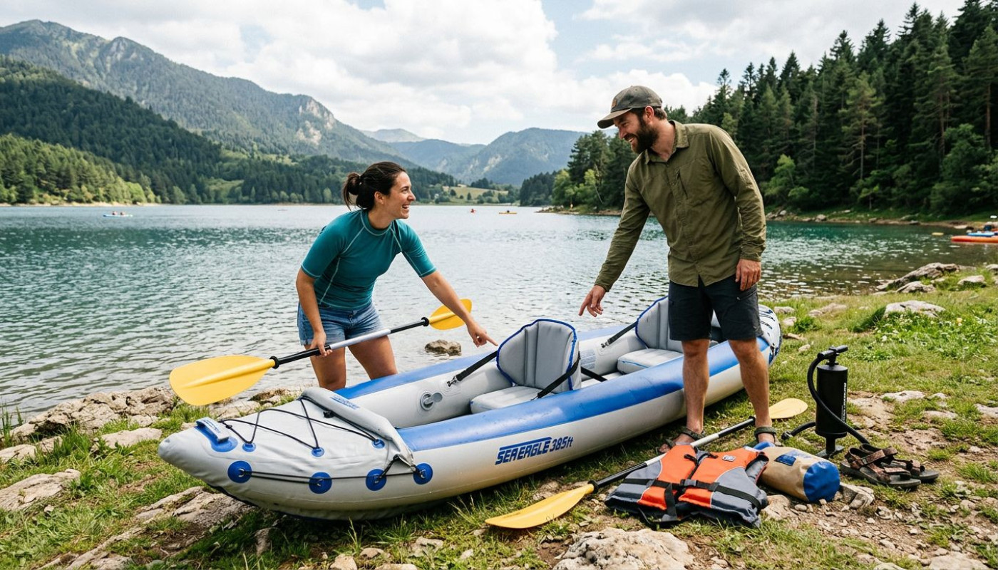 ¿Cómo elegir un kayak hinchable para dos personas?